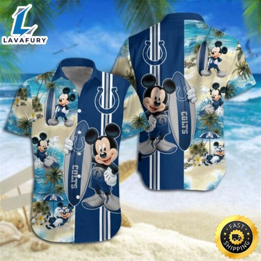 Indianapolis Colts Mickey Mouse Hawaiian Shirt