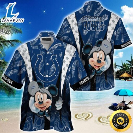 Indianapolis Colts Mickey Mouse  NFL Hawaiian Shirt