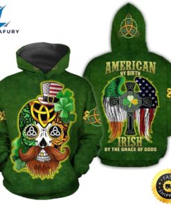 Irish- American Skull St Patrick…