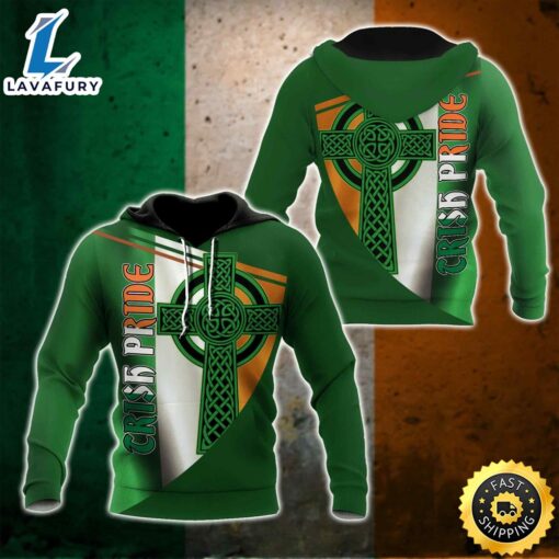 Irish- Pride St Patrick Day 3d Hoodie