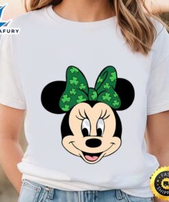 Irish Minnie Mouse Baseball Shirt,…