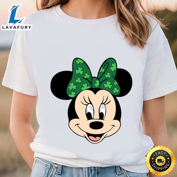 Irish Minnie Mouse Baseball Shirt, St Patricks Disney Shirt