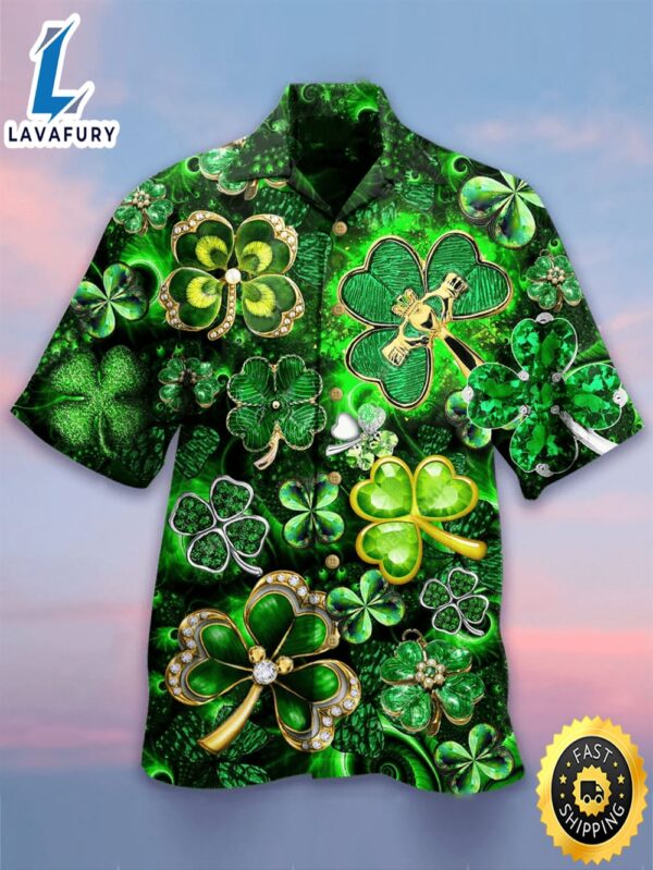 Irish Pride Happy St Patricks Day Hawaiian Aloha Hawaii Shirts