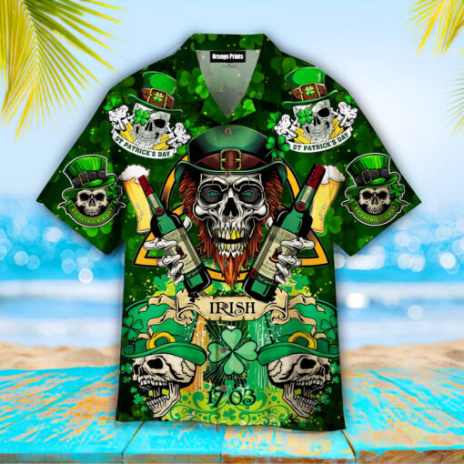 Irish Saint Patrick Day Trendy Hawaiian Shirt For