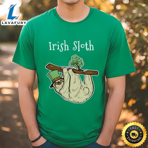 Irish Sloth Shirt St. Patricks Day Drinking Shirt