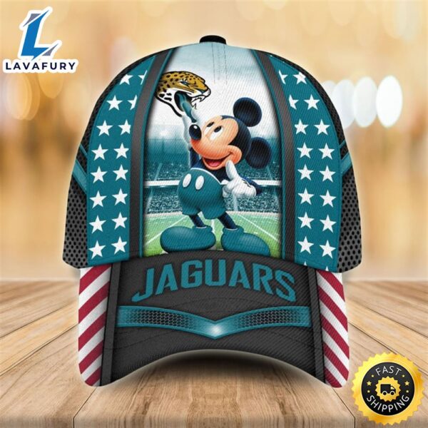 Jacksonville Jaguars Mickey Mouse 3D Cap