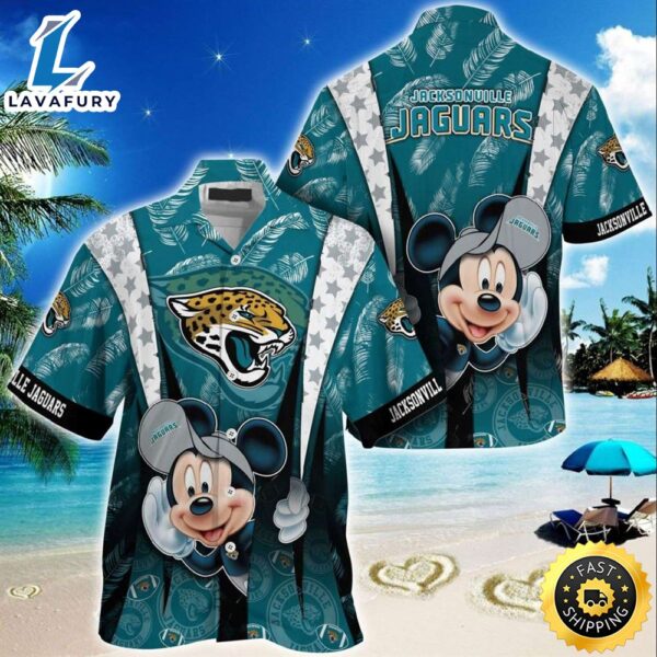 Jacksonville Jaguars Mickey Mouse  NFL Hawaiian Shirt