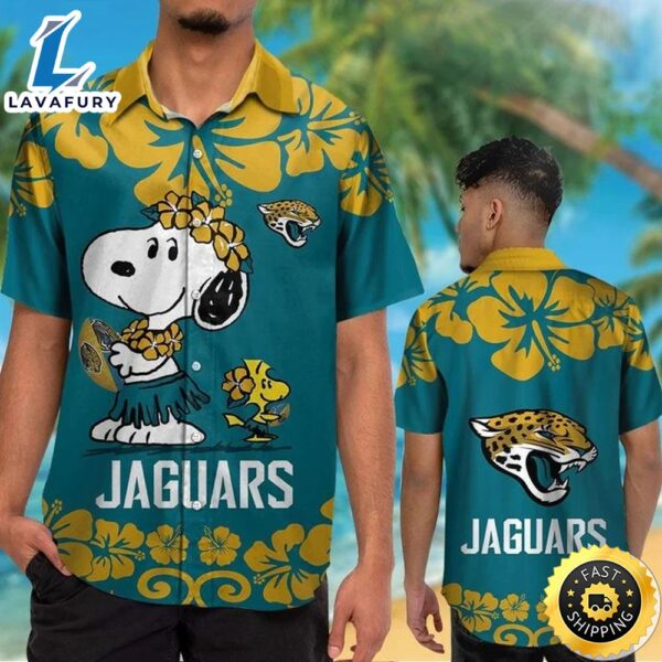 Jacksonville Jaguars & Snoopy Hawaiian Shirt