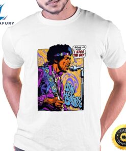 Jimi Hendrix Pop Art White…