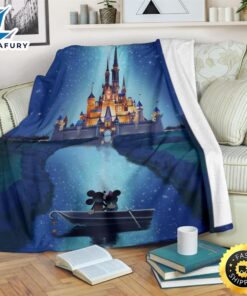 Journey To Castle Mickey And Minnie Fleece Blanket Fans 1