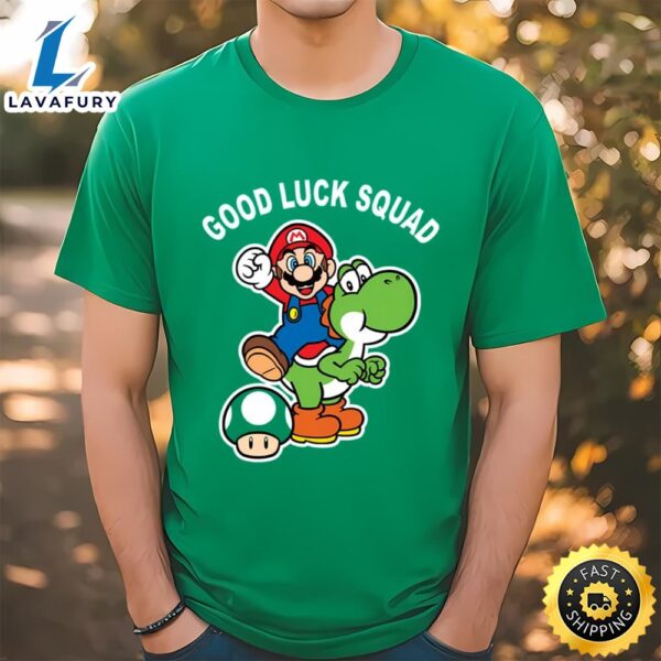 Junior’s Nintendo Super Mario St. Patrick’s Day Good Luck Squad…