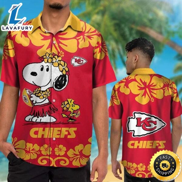 Kansas City Chiefs & Snoopy Hawaiian Shirt
