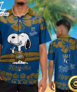 Kansas City Royals Snoopy Hawaiian…