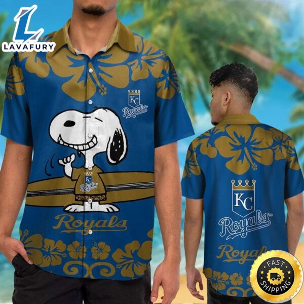 Kansas City Royals Snoopy Hawaiian Shirt