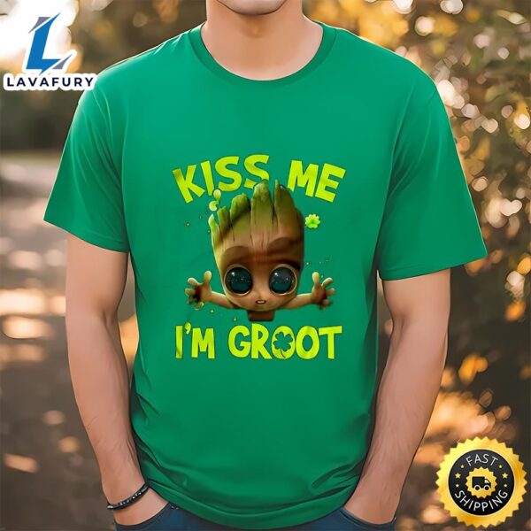 Kiss Me I’m Groot St Patrick’s Day T-Shirts
