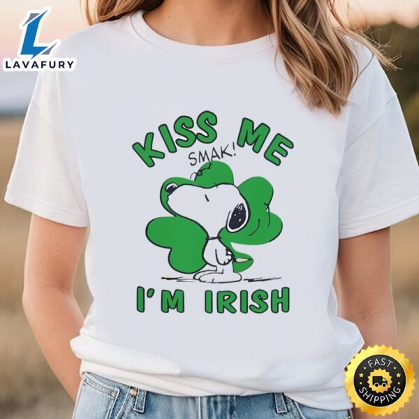 Kiss Me I’m Irish Shirt, Snoopy St Patricks Day T-shirt