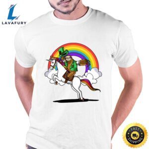 Leprechaun Sloth Riding Unicorn St…