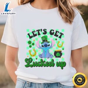 Let The Locked Up Funny Stitch St Patrick’s Day Shirt