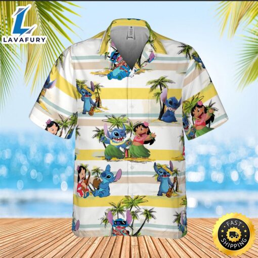 Lilo And Stitch Disney Vacation Holiday Hawaiian Shirt