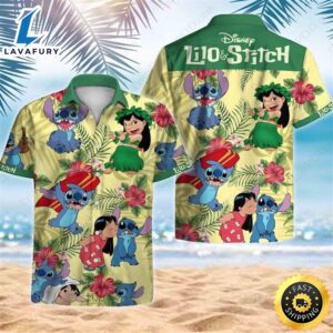 Lilo And Stitch Hawaiian Shirt…