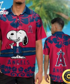 Los Angeles Angels Snoopy Hawaiian…