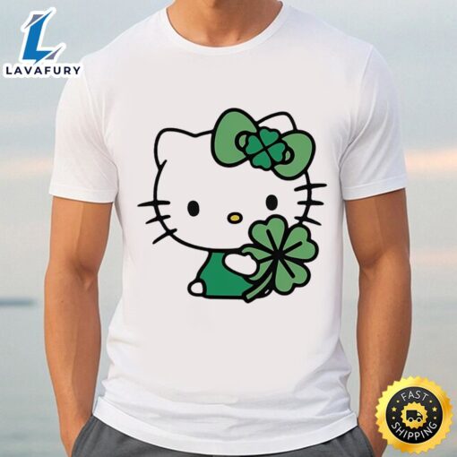 Lucky Hello Kitty Mens St Patricks Day Shirt