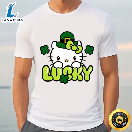 Lucky Hello Kitty St Patrick Day Shirt Kitty