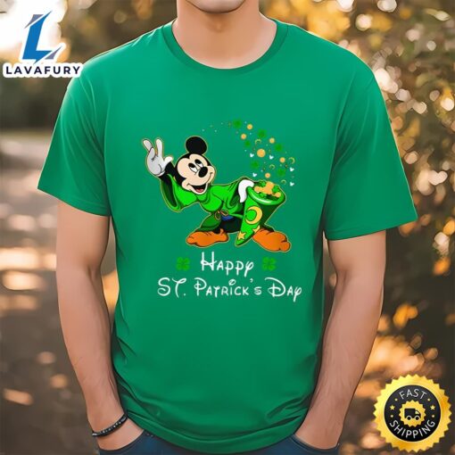 Magician Mickey Mouse Disney St Patricks Day Shirt