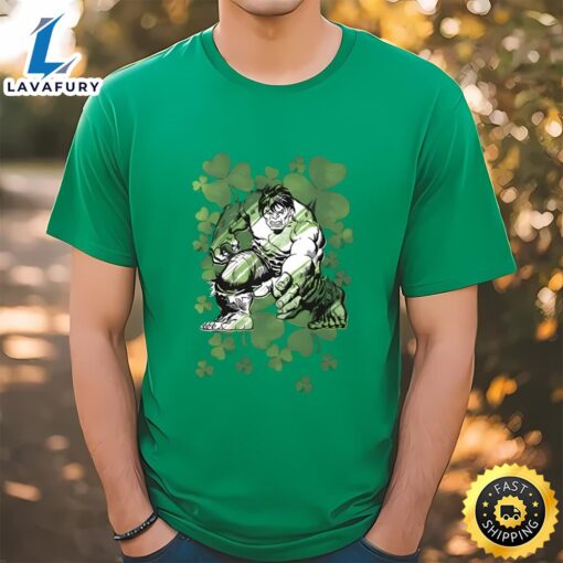 Marvel St. Patrick’s Day Hulk Clover Field T-Shirt