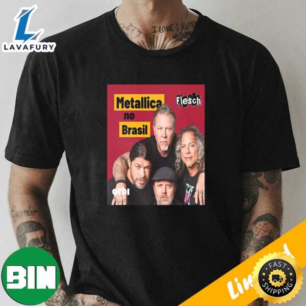 Metallica In Brazil October 2024 Fan Gifts T-Shirt