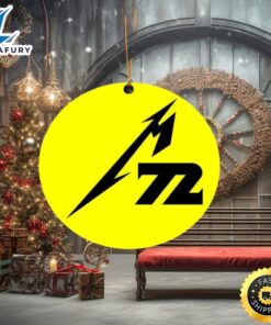 Metallica M72 World Tour 2023 Xmas Gift Custom Name Christmas Decorations Ornamen