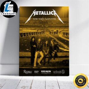 Metallica New York TakeOver Fan Gifts Home Decor Poster Canvas