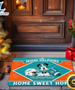 Miami Dolphins Doormat Custom Your…