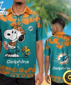 Miami Dolphins & Snoopy Hawaiian…