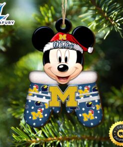 Michigan Wolverines Team And Mickey…