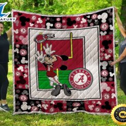 Mickey Alabama Crimson Tide Quilt…