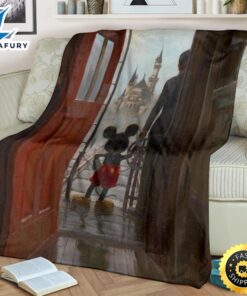 Mickey And DN Land Fleece Blanket Funny For Fans 2