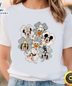 Mickey And Friends Shamrock Shirt,…