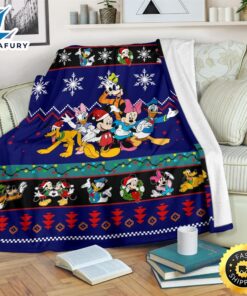 Mickey Christmas Blanket Amazing Gift Idea Fans 1