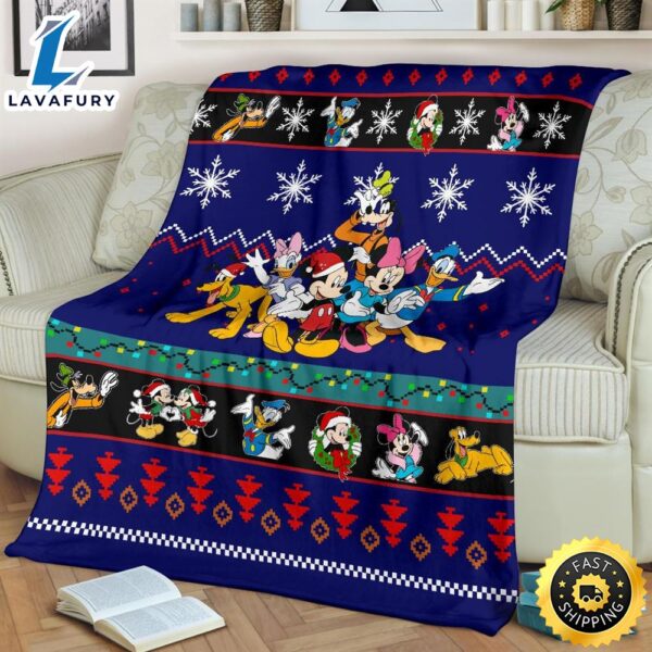 Mickey Christmas Blanket Amazing Gift Idea Fans