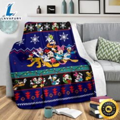 Mickey Christmas Blanket Amazing Gift Idea Fans 3