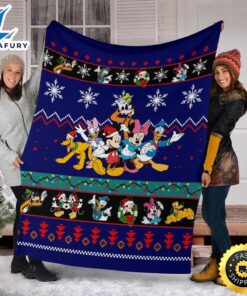 Mickey Christmas Blanket Amazing Gift Idea Fans 6
