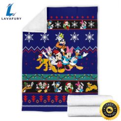 Mickey Christmas Blanket Amazing Gift Idea Fans 7