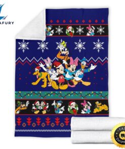 Mickey Christmas Blanket Amazing Gift Idea Fans 7