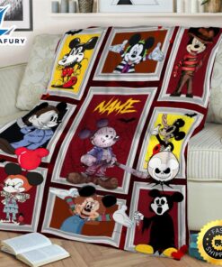 Mickey Cosplay Horror Characters Blanket…