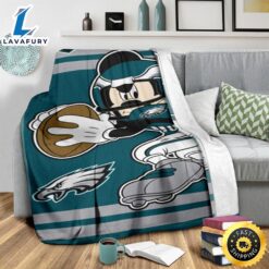 Mickey Eagles Fleece Blanket For Fans 3