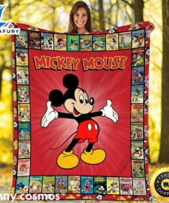 Mickey Fleece Blanket, Mickey Mouse…