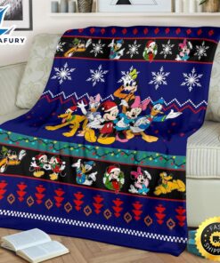 Mickey & Friends Christmas Blanket Amazing Gift Idea Fans 2