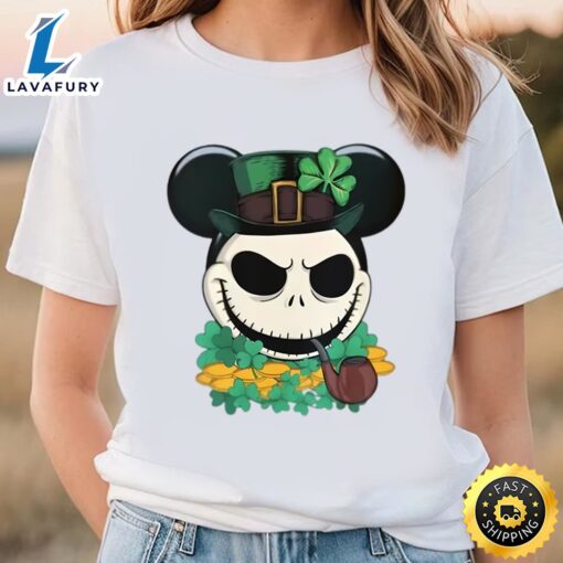 Mickey Jack Skellington St Patricks Day Shirt