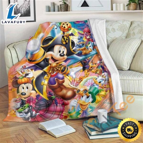 Mickey Mouse And Friends Disney Sherpa Blanket Fleece Blanket Funny Gifts